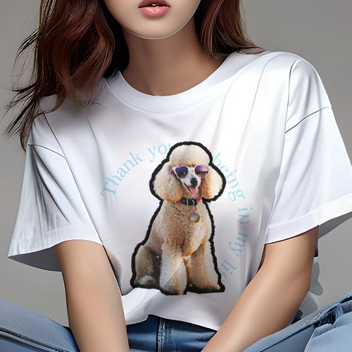 Tシャツ レディース 犬ファン 半袖 