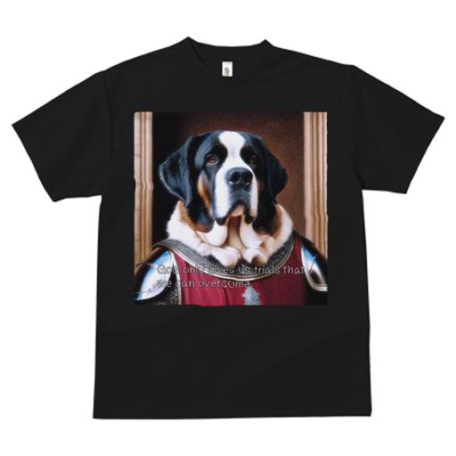 Tシャツ レディース 犬ファン 半袖 春夏 犬柄 プリント カジュアル かわいい 人間用 フィットネス ダンス 鎧 セントバーナード 胸当て ドレス