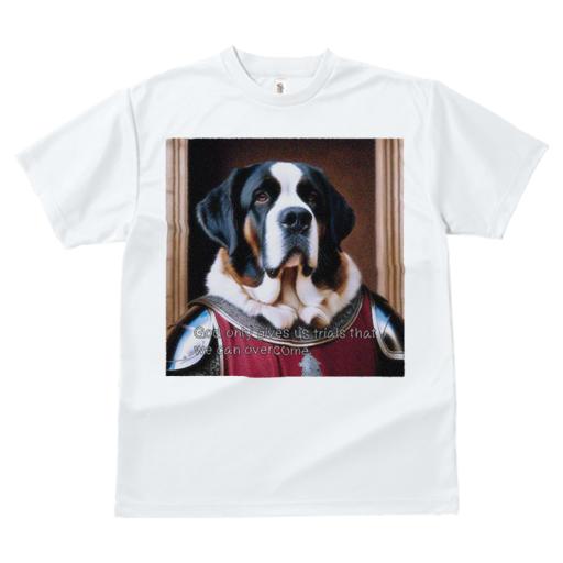 Tシャツ レディース 犬ファン 半袖 春夏 犬柄 プリント カジュアル かわいい 人間用 フィットネス ダンス 鎧 セントバーナード 胸当て ドレス