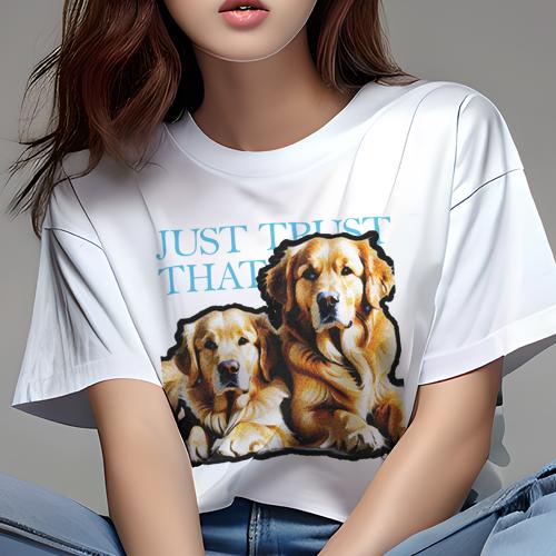 Tシャツ レディース 犬ファン 半袖 