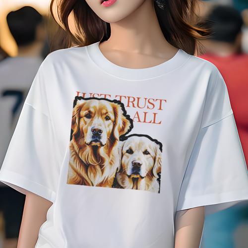 Tシャツ レディース 犬ファン 半袖 