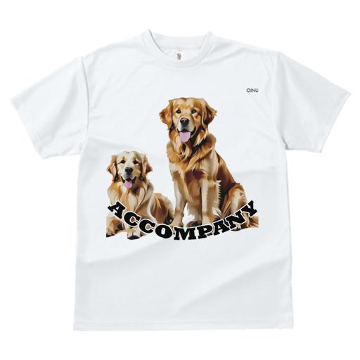 Tシャツ メンズ キッズ 犬ファン 半袖 春夏 犬柄 プリント カジュアル かわいい 人間用 フィットネス ダンス 同行 ゴールデンレトリバー 仲間 犬の友