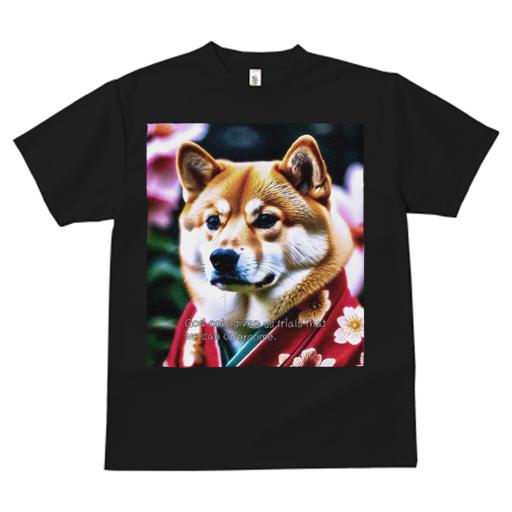 Tシャツ レディース 犬ファン 半袖 春夏 犬柄 プリント カジュアル かわいい 人間用 フィットネス ダンス 着物 柴犬 花