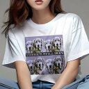 Tシャツ レディース 犬ファン 半袖 春夏 犬柄 プリント カジュアル かわいい 人間用 フィットネス ダンス まだ希望がある ゴールデンレトリバー 希望 犬 ペット 癒し(4)