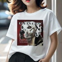 Tシャツ レディース 犬ファン 半袖 春夏 犬柄 プリント カジュアル かわいい 人間用 フィットネス ダンス 屋上 ダルメシアン 気性 赤背景(4)