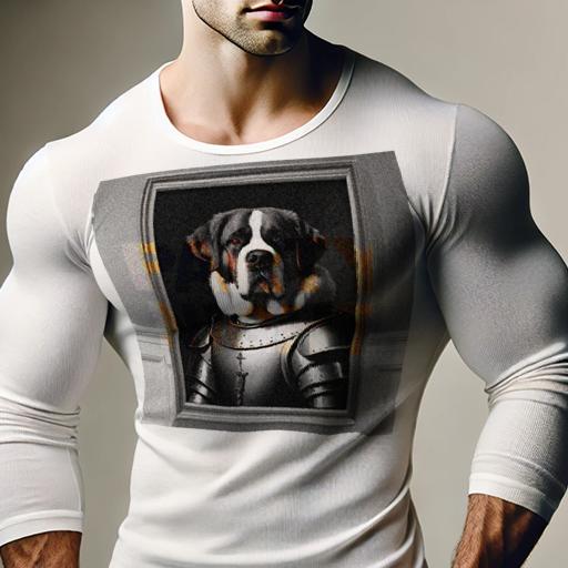 長袖Tシャツ 人間用 メンズ 秋春夏 プリント レジャー アウトドア カジュアル かわいい 犬ファン 騎士 セントバーナード 絵画 白黒 長袖Tシャツ 人間用 メンズ 秋春夏 プリント レジャー アウトドア カジュアル かわいい 犬ファン 騎士 セントバーナード 絵画 白黒