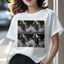 Tシャツ レディース 犬ファン 半袖 春夏 犬柄 プリント カジュアル かわいい 人間用 フィットネス ダンス 帽子 コーギー 雲 希望 パーティーハット(4)
