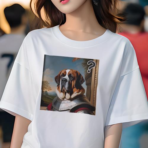 Tシャツ レディース 犬ファン 半袖 春夏 犬柄 プリント カジュアル かわいい 人間用 フィットネス ダン..