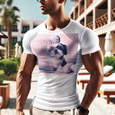 Tシャツ メンズ キッズ 犬ファン 半袖 春夏 犬柄 プリント カジュアル かわいい 人間用 フィットネス ダンス うさみみ シーズー たまご