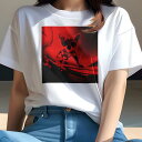 Tシャツ レディース 犬ファン 半袖 春夏 犬柄 プリント カジュアル かわいい 人間用 フィットネス ダンス サーフボード チワワ サングラス 波 ビーチ(4)