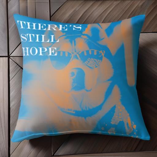 サングラス その他 希望 クッションカバー 45×45cm アニマル柄 おしゃれ 可愛い クッション本体付き 正方形 犬ファン