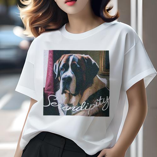 Tシャツ レディース 犬ファン 半袖 