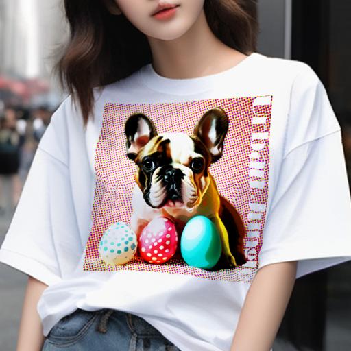 Tシャツ メンズ キッズ 犬ファン 半袖 春夏 犬柄 プリント カジュアル かわいい 人間用 フィットネス ダンス カラフルな卵 フレンチブルドッグ 水玉模様 ポップアートスタイル Tシャツ メンズ キッズ 犬ファン 半袖 春夏 犬柄 プリント カジュアル かわいい 人間用 フィットネス ダンス カラフルな卵 フレンチブルドッグ 水玉模様 ポップアートスタイル