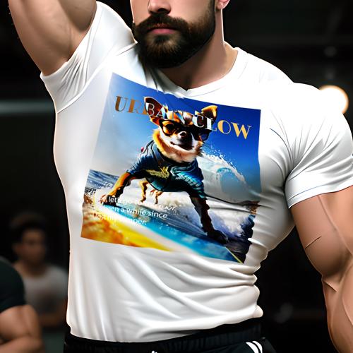 Tシャツ メンズ キッズ 犬ファン 半袖 春夏 犬柄 プリント カジュアル かわいい 人間用 フィットネス ..