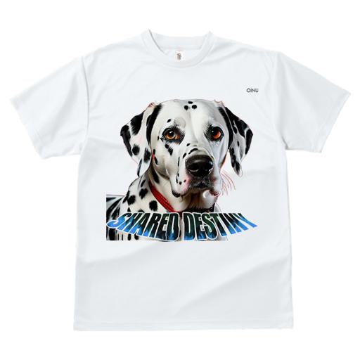 Tシャツ レディース 犬ファン 半袖 春夏 犬柄 プリント カジュアル かわいい 人間用 フィットネス ダンス 赤い首輪 ダルメシアン