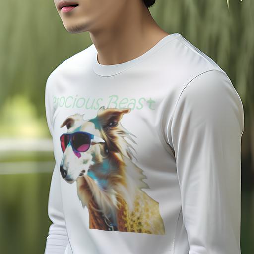 長袖Tシャツ 人間用 メンズ 秋春夏 プリント レジャー アウトドア カジュアル かわいい 犬ファン サングラス ノヴァスコシアダックトーリングレトリバー カラフル アート 文字