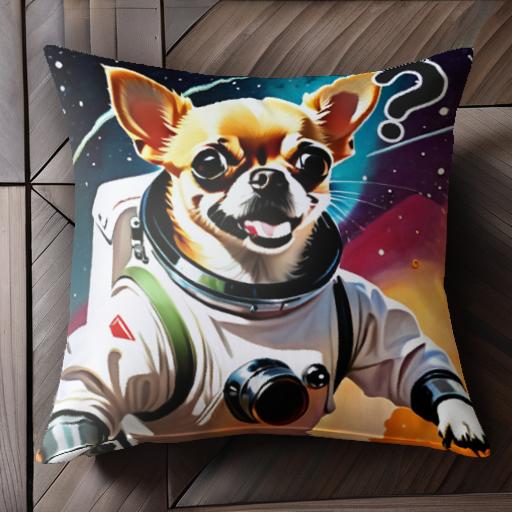 宇宙服 チワワ 惑星 宇宙 クッションカバー 45×45cm アニマル柄 おしゃれ 可愛い クッション本体付き 正方形 犬ファン 宇宙服 チワワ 惑星 宇宙 クッションカバー 45×45cm アニマル柄 おしゃれ 可愛い クッション本体付き 正方形 犬ファン