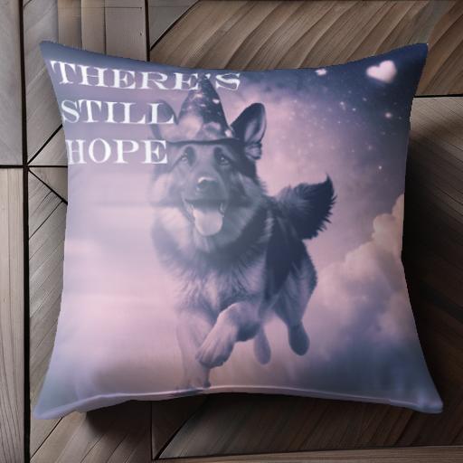 魔法 ジャーマンシェパードドッグ 夢 星 幻想 クッションカバー 45×45cm アニマル柄 おしゃれ 可愛い ..