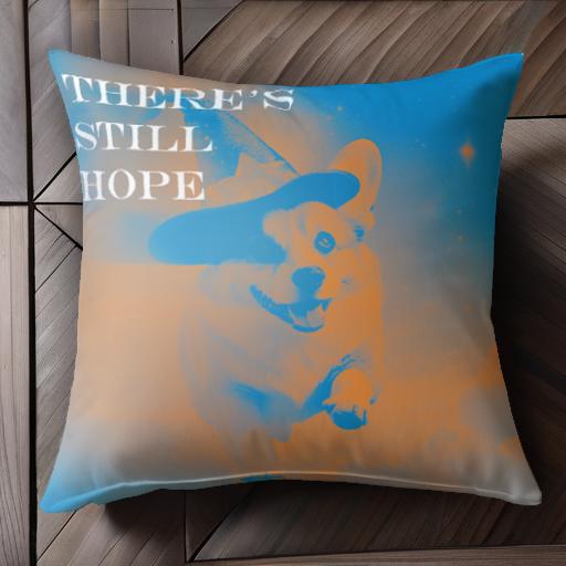 魔法使いの帽子 コーギー 星 楽しそう 希望 励まし クッションカバー 45×45cm アニマル柄 おしゃれ 可..