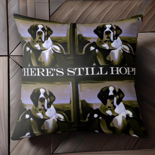 希望 セントバーナード インスピレーション クッションカバー 45×45cm アニマル柄 おしゃれ 可愛い ク..