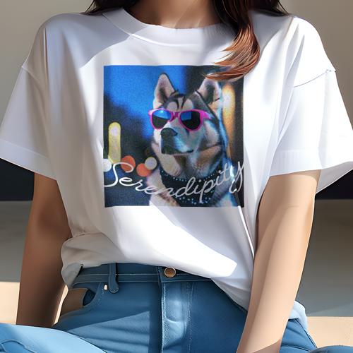 Tシャツ レディース 犬ファン 半袖 春夏 犬柄 プリント カジュアル かわいい 人間用 フィットネス ダンス メガネ シベリアンハスキー 夜景 スタッドカラー Tシャツ レディース 犬ファン 半袖 春夏 犬柄 プリント カジュアル かわいい 人間用 フィットネス ダンス メガネ シベリアンハスキー 夜景 スタッドカラー