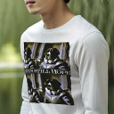 長袖Tシャツ 人間用 メンズ 秋春夏 プリント レジャー アウトドア カジュアル かわいい 犬ファン 鎧 セントバーナード 文字