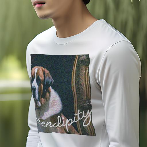 長袖Tシャツ 人間用 メンズ 秋春夏 プリント レジャー アウトドア カジュアル かわいい 犬ファン 肖像画 セントバーナード 額縁 書道 長袖Tシャツ 人間用 メンズ 秋春夏 プリント レジャー アウトドア カジュアル かわいい 犬ファン 肖像画 セントバーナード 額縁 書道