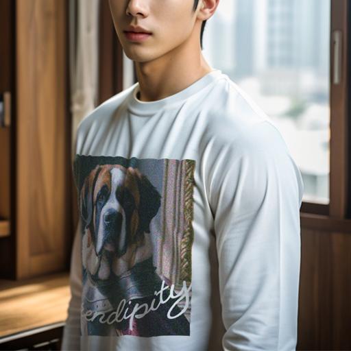 長袖Tシャツ 人間用 メンズ 秋春夏 プリント レジャー アウトドア カジュアル かわいい 犬ファン 鎧 セントバーナード 文字 カーテン 長袖Tシャツ 人間用 メンズ 秋春夏 プリント レジャー アウトドア カジュアル かわいい 犬ファン 鎧 セントバーナード 文字 カーテン
