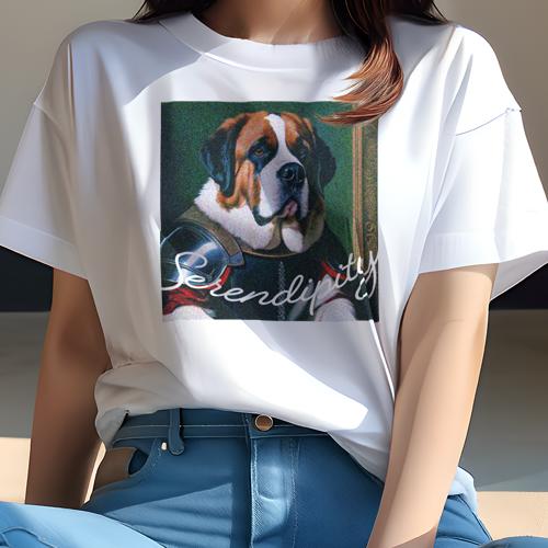 Tシャツ レディース 犬ファン 半袖 春夏 犬柄 プリント カジュアル かわいい 人間用 フィットネス ダンス 鎧 セントバーナード 肖像画 Tシャツ レディース 犬ファン 半袖 春夏 犬柄 プリント カジュアル かわいい 人間用 フィットネス ダンス 鎧 セントバーナード 肖像画
