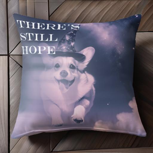 魔法の帽子 ウェルシュコーギーペンブローク 雲 星 クッションカバー 45×45cm アニマル柄 おしゃれ 可..