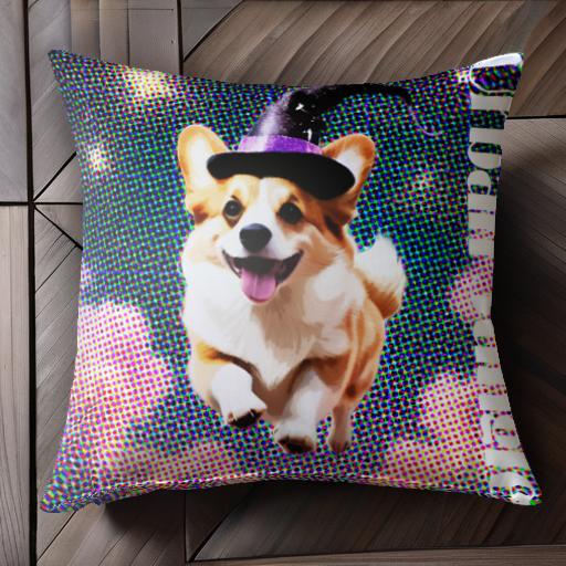 クッションカバー 45×45cm アニマル柄 おしゃれ 可愛い クッション本体付き 正方形 犬ファン クッションカバー 45×45cm アニマル柄 おしゃれ 可愛い クッション本体付き 正方形 犬ファン