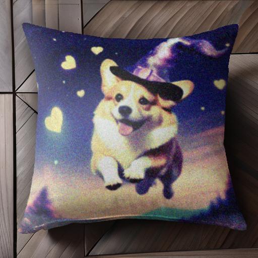 クッションカバー 45×45cm アニマル柄 おしゃれ 可愛い クッション本体付き 正方形 犬ファン