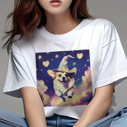 Tシャツ レディース 犬ファン 半袖 