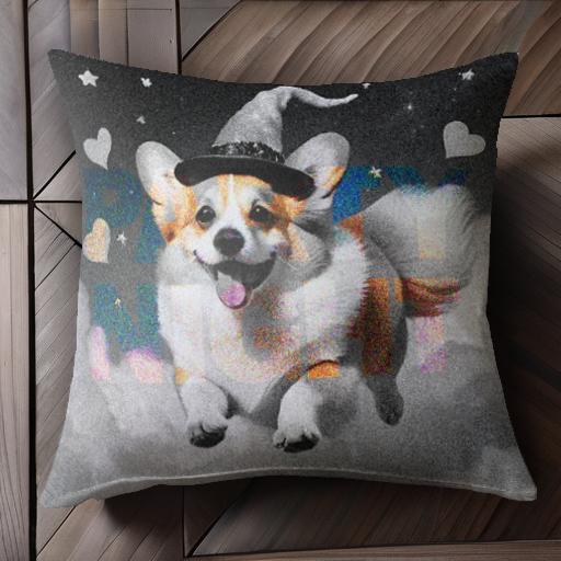 クッションカバー 45×45cm アニマル柄 おしゃれ 可愛い クッション本体付き 正方形 犬ファン クッションカバー 45×45cm アニマル柄 おしゃれ 可愛い クッション本体付き 正方形 犬ファン