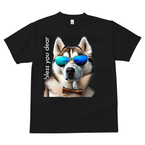 Tシャツ レディース 犬ファン 半袖 春夏 犬柄 プリント カジュアル かわいい 人間用 フィットネス ダンス クッションカバー 45×45cm アニマル柄 おしゃれ 可愛い クッション本体付き
