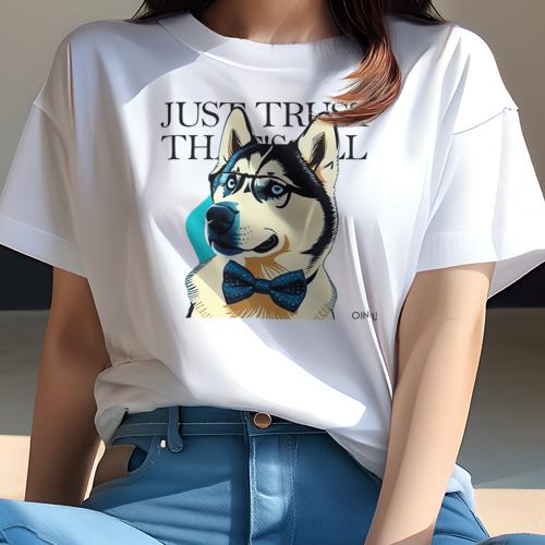 Tシャツ レディース 犬ファン 半袖 春夏 犬柄 プリント カジュアル かわいい 人間用 フィットネ