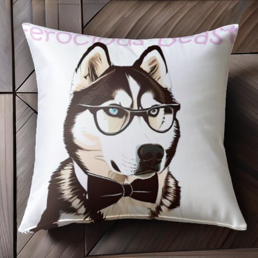 クッションカバー 45×45cm アニマル柄 おしゃれ 可愛い クッション本体付き 正方形 犬ファン