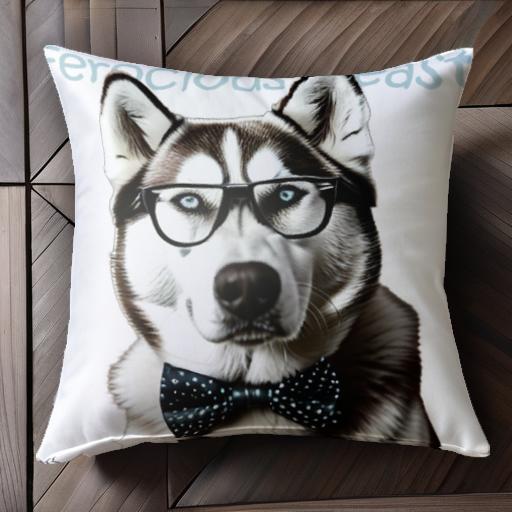 クッションカバー 45×45cm アニマル柄 おしゃれ 可愛い クッション本体付き 正方形 犬ファン