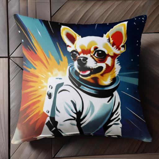 クッションカバー 45×45cm アニマル柄 おしゃれ 可愛い クッション本体付き 正方形 犬ファン