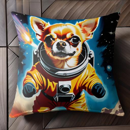 クッションカバー 45×45cm アニマル柄 おしゃれ 可愛い クッション本体付き 正方形 犬ファン