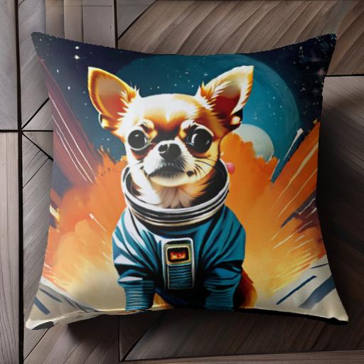 クッションカバー 45×45cm アニマル柄 おしゃれ 可愛い クッション本体付き 正方形 犬ファン