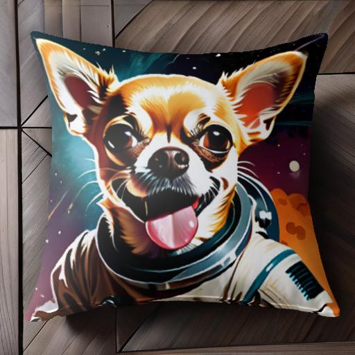 クッションカバー 45×45cm アニマル柄 おしゃれ 可愛い クッション本体付き 正方形 犬ファン