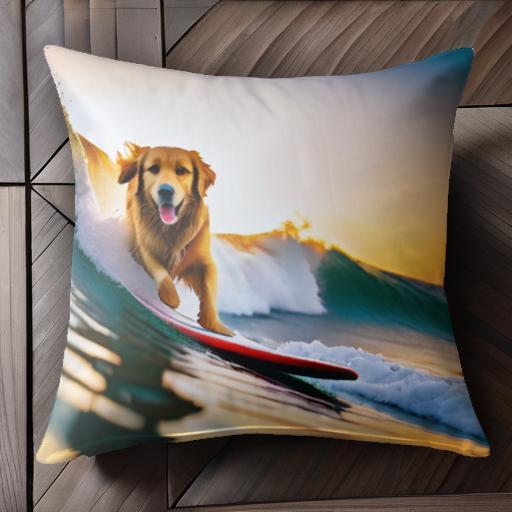 クッションカバー 45×45cm アニマル柄 おしゃれ 可愛い クッション本体付き 正方形 犬ファン