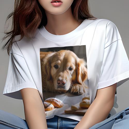 Tシャツ レディース 犬ファン 半袖 