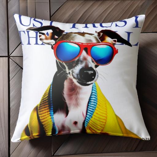 サングラス イタリアングレーハウンド 服 クッションカバー 45×45cm アニマル柄 おしゃれ 可愛い クッ..