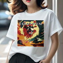 Tシャツ レディース 犬ファン 半袖 春夏 犬柄 プリント カジュアル かわいい 人間用 フィットネス ダンス UFO ポメラニアン 宇宙(4)