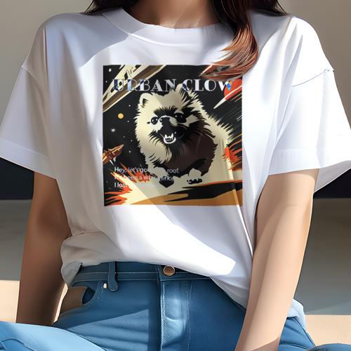 Tシャツ レディース 犬ファン 半袖 春夏 犬柄 プリント カジュアル かわいい 人間用 フィットネス ダン..