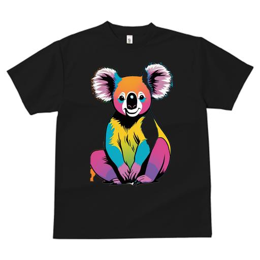 Tシャツ レディース 犬ファン 半袖 春夏 犬柄 プリント カジュアル かわいい 人間用 フィットネス ダンス コアラ ポップアート カラフル アート