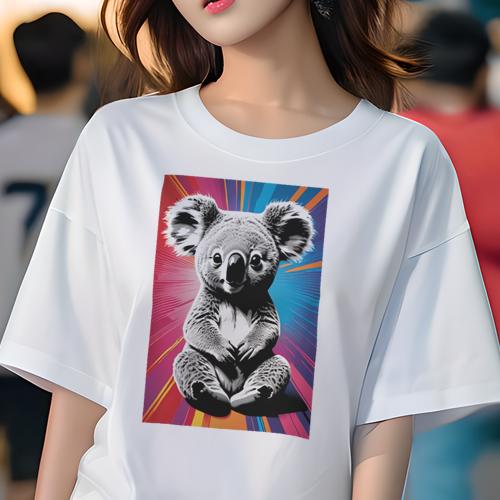 Tシャツ レディース 犬ファン 半袖 春夏 犬柄 プリント カジュアル かわいい 人間用 フィットネス ダンス 背景
