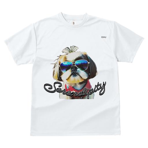 Tシャツ レディース 犬ファン 半袖 春夏 犬柄 プリント カジュアル かわいい 人間用 フィットネス ダンス サングラス シーズー